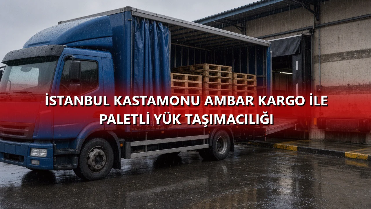 İstanbul Kastamonu Ambar Kargo İle Paletli Yük Taşımacılığı
